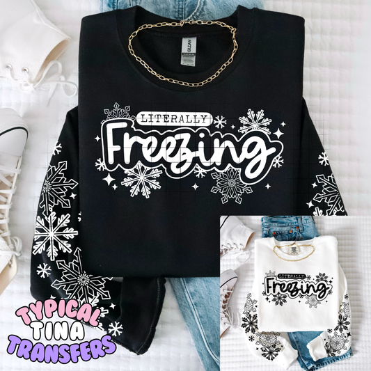 Literally Freezing | DTF Transfers | POD