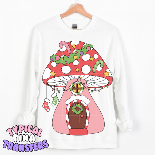 Christmas Mushroom | DTF Transfer | POD