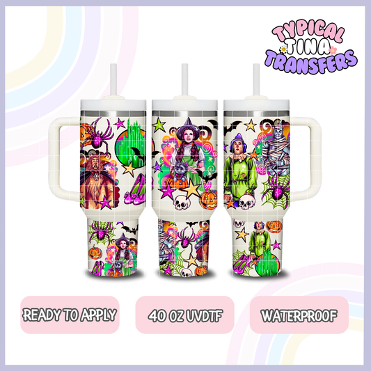 Halloween Oz | 40oz UVDTF Wrap | POD