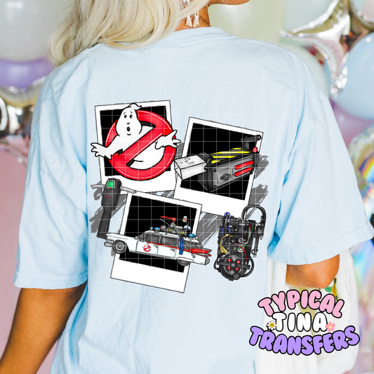 Polaroid Ghost chasers | DTF Screen Print | POD