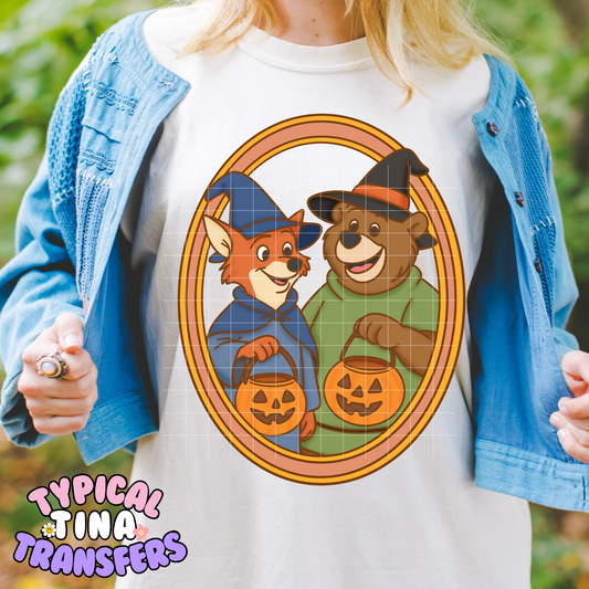 Robin H Halloween Frames | DTF Transfer | POD