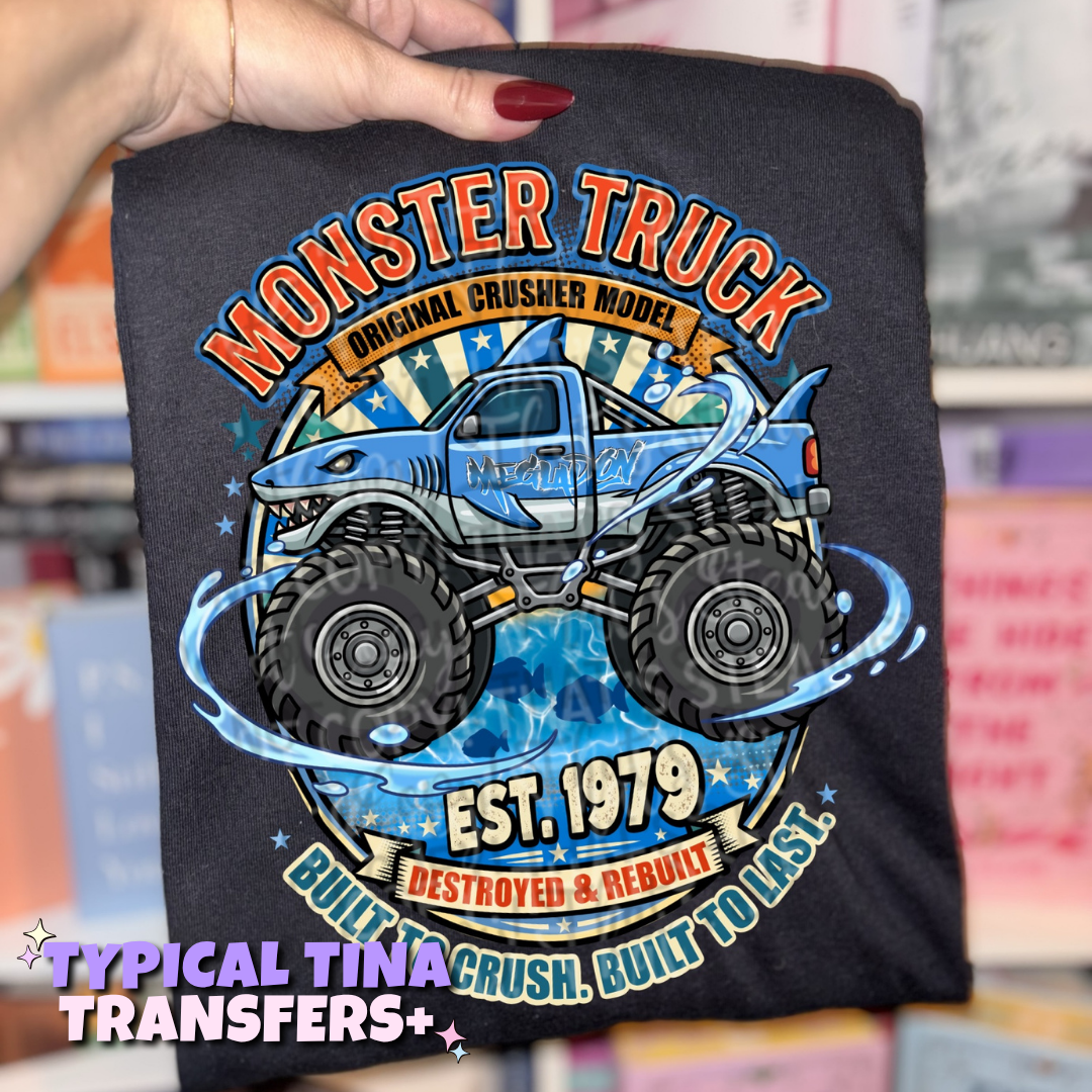 Shark Truck | DTF Transfers | POD