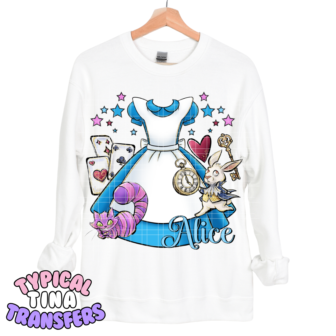 Princess Short Dresses | DTF Transfers | POD