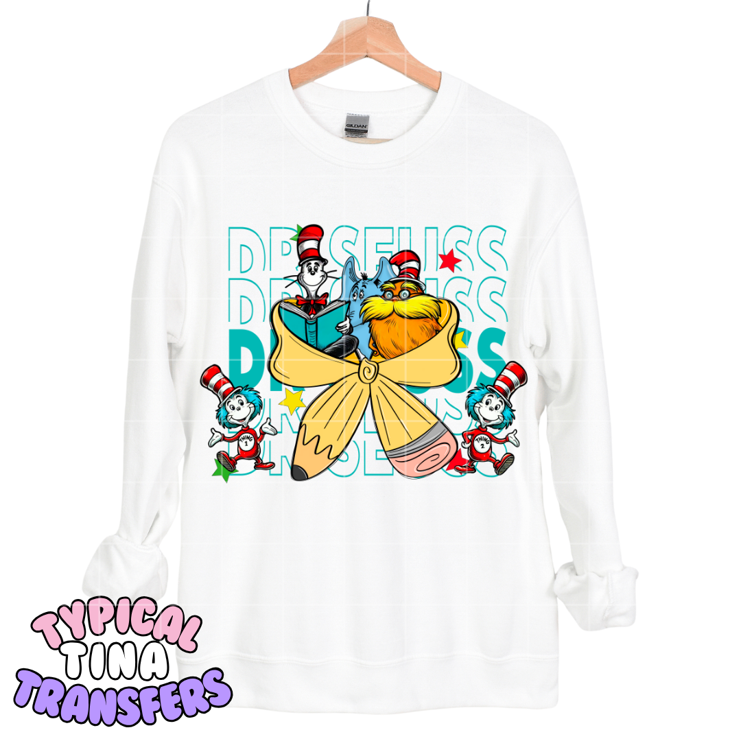 Dr. S with bow | DTF Transfers | POD