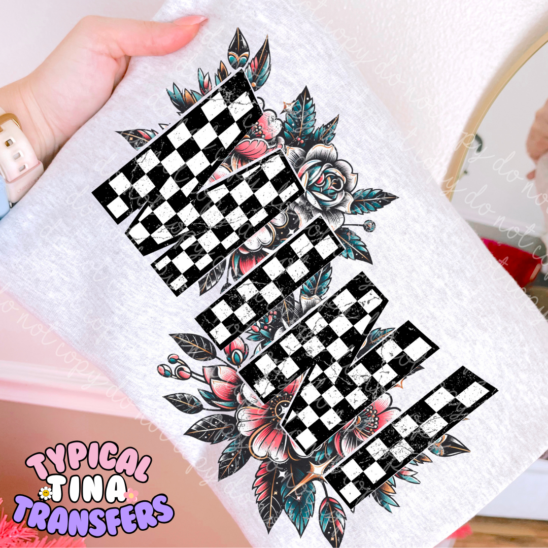 Checkered Mini | DTF Transfer | POD