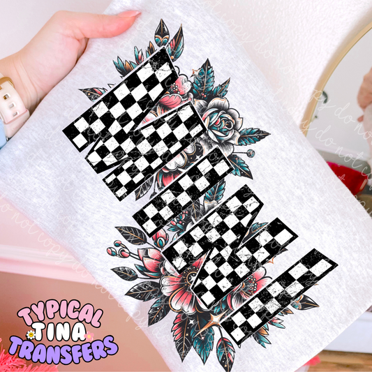 Checkered Mini | DTF Transfer | POD