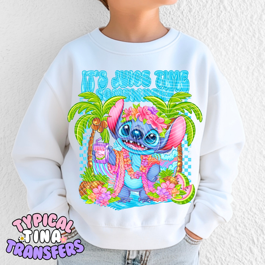 Alien - Its Juice time somewhere | DTF Transfer | POD