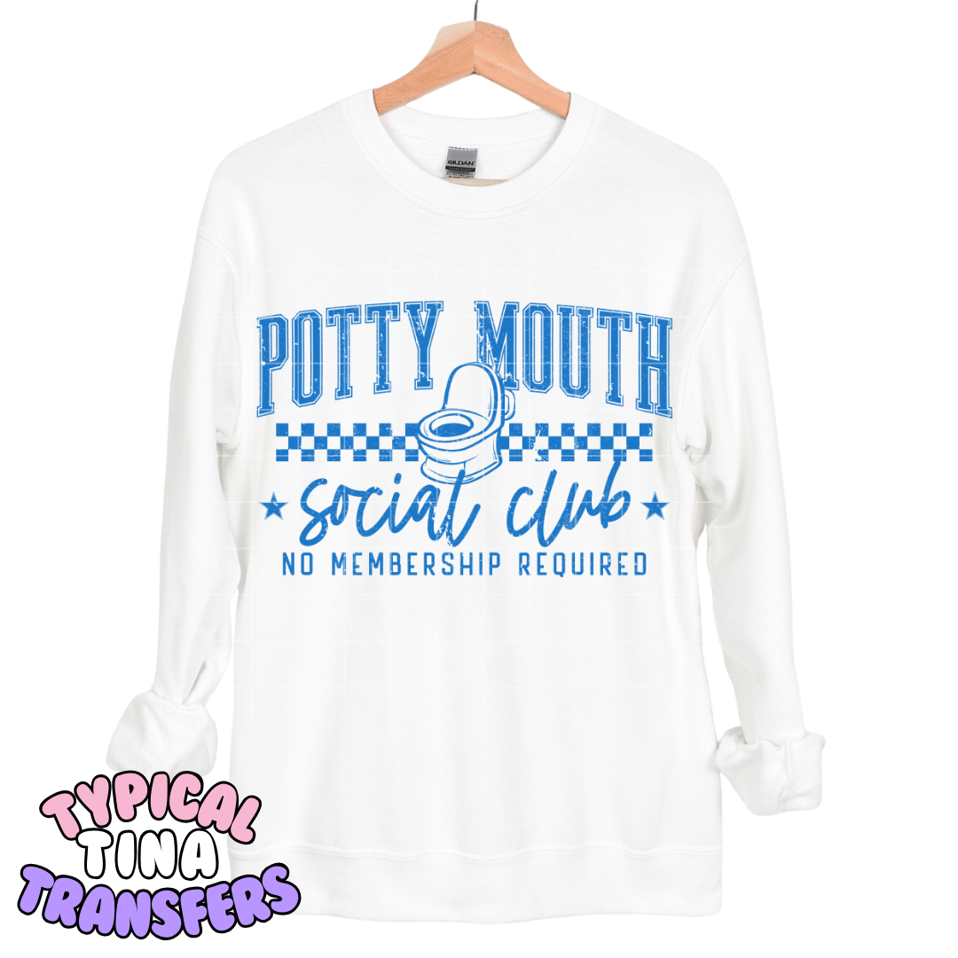 Potty Mouth Social Club | DTF Transfers | POD