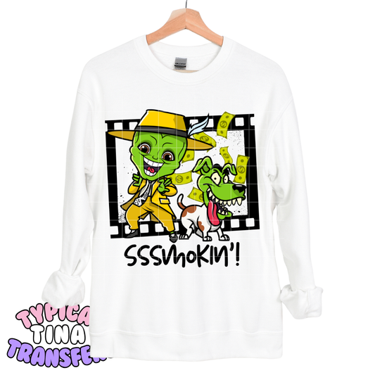 Smokin - mask | DTF Transfers | POD