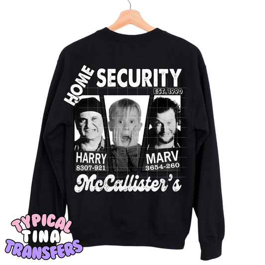 Home Security | DTF Screen Print | POD