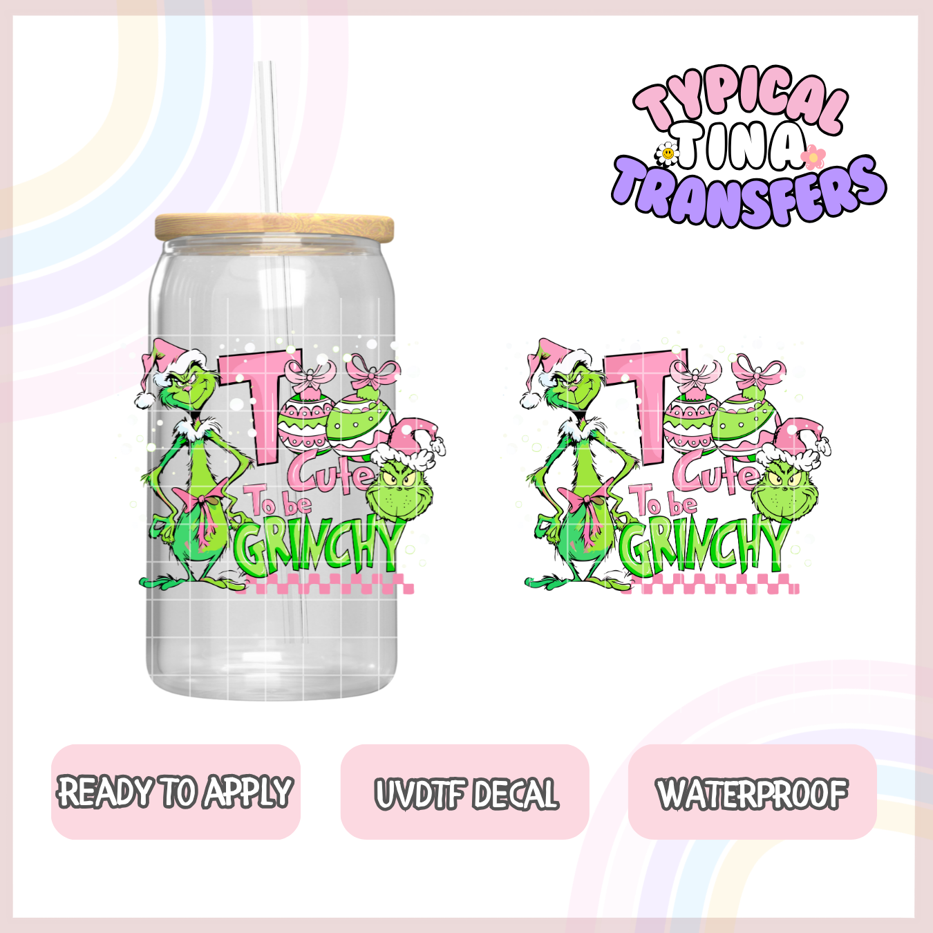 UVDTF Decal | 3"-4" decals | POD