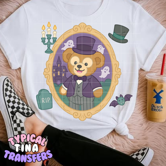 Duf Bear Portrait Haunted | DTF Transfer | POD