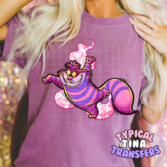 Cheshire cat | DTF Screen Print | POD