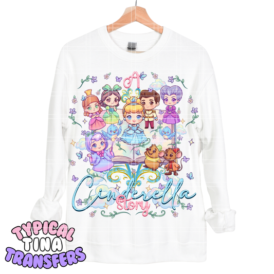 Chibi - FairyTale Princess | DTF Transfers | POD