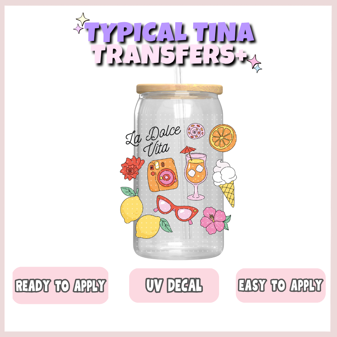 La Dolce vita | UV decals | POD