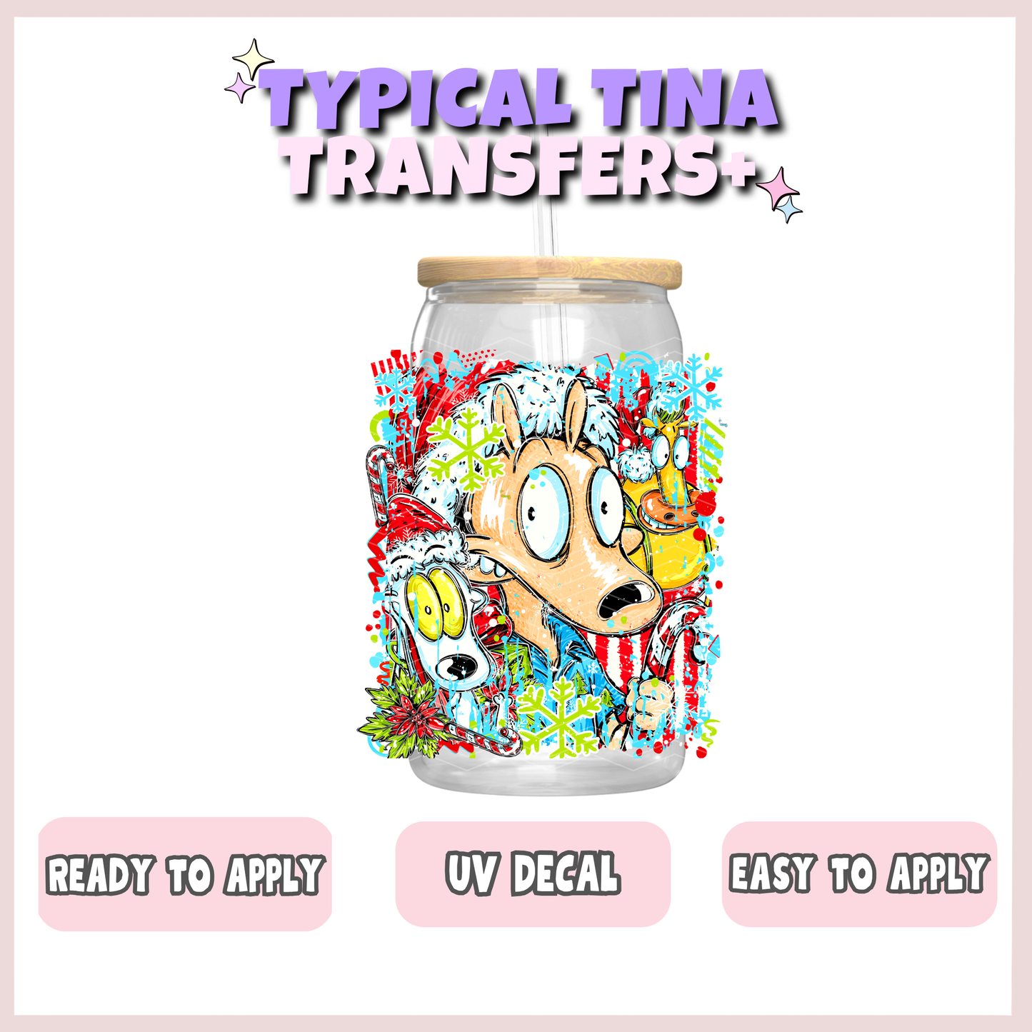 90s Xmas - Rock | UV decals | POD