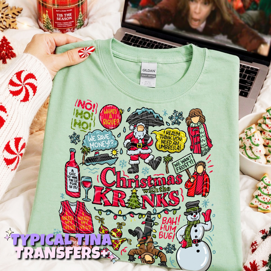 Doodle Christmas - Xmas K Family | DTF Transfers | POD