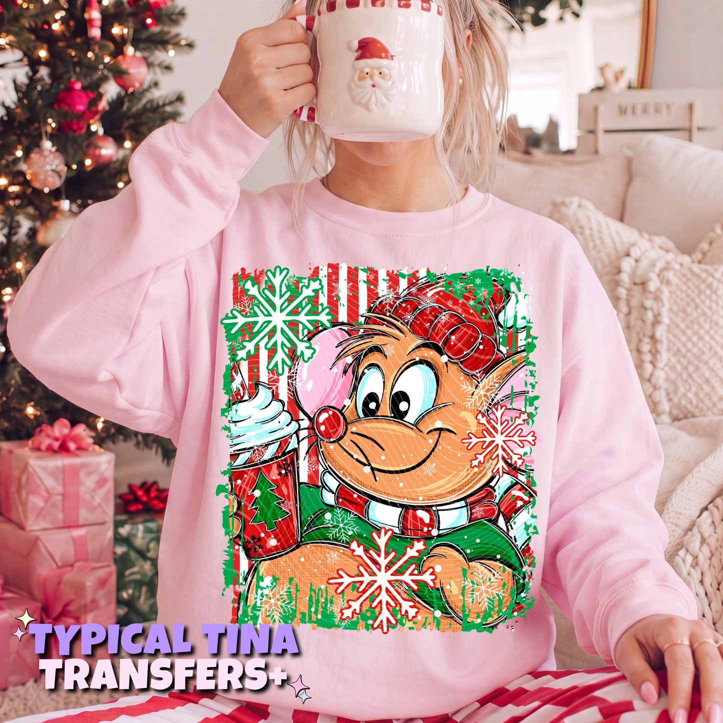 Cute Mouse G | DTF Transfers | POD