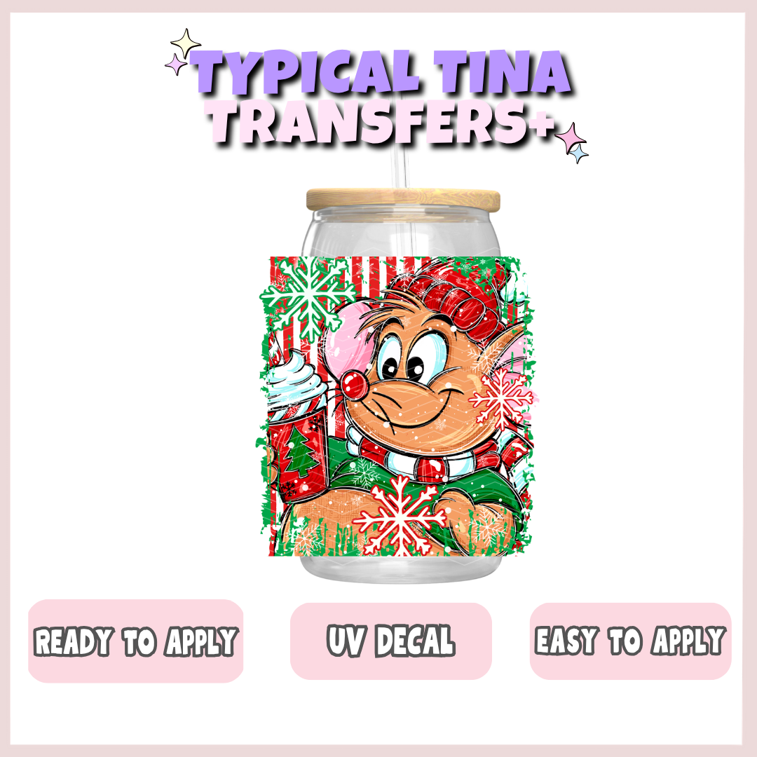 Christmas Mouse. G | UV decals | POD