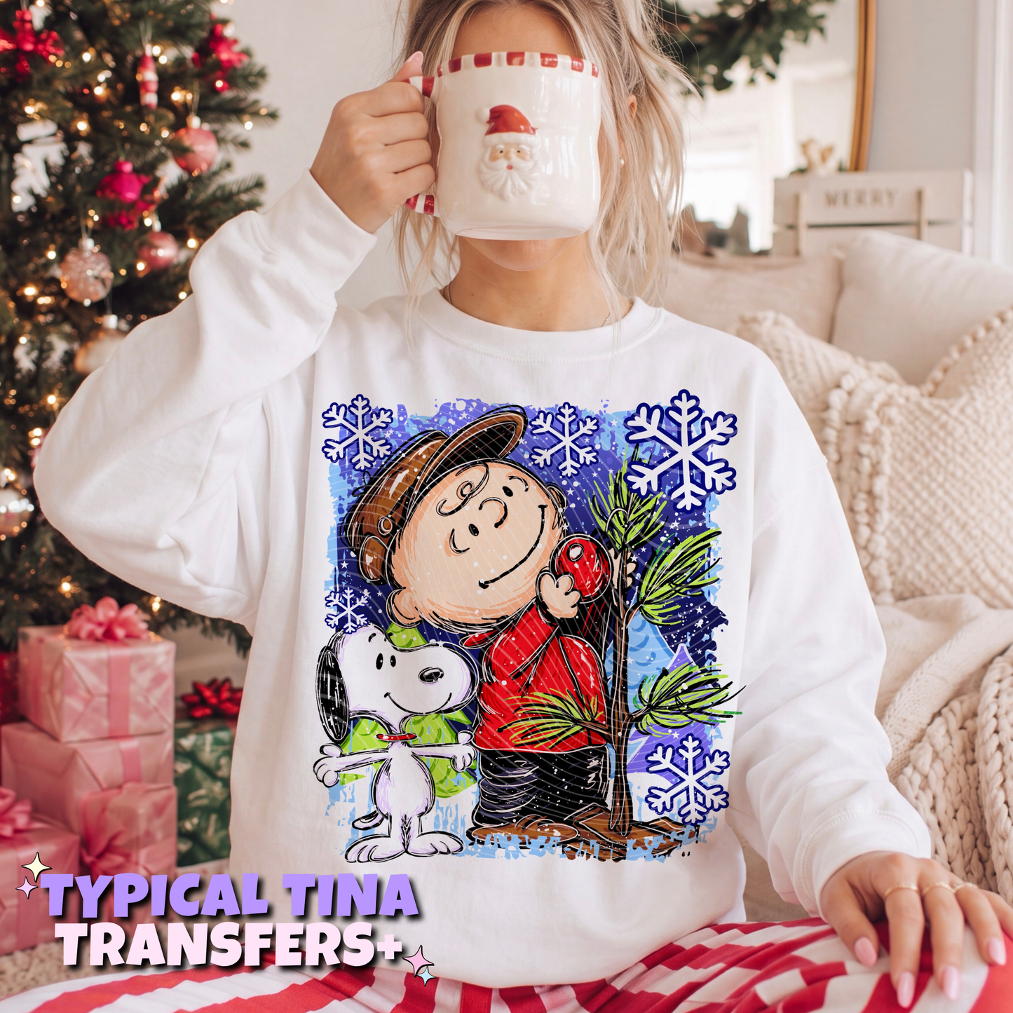CB & Sn00p Blue Christmas | DTF Transfers | POD