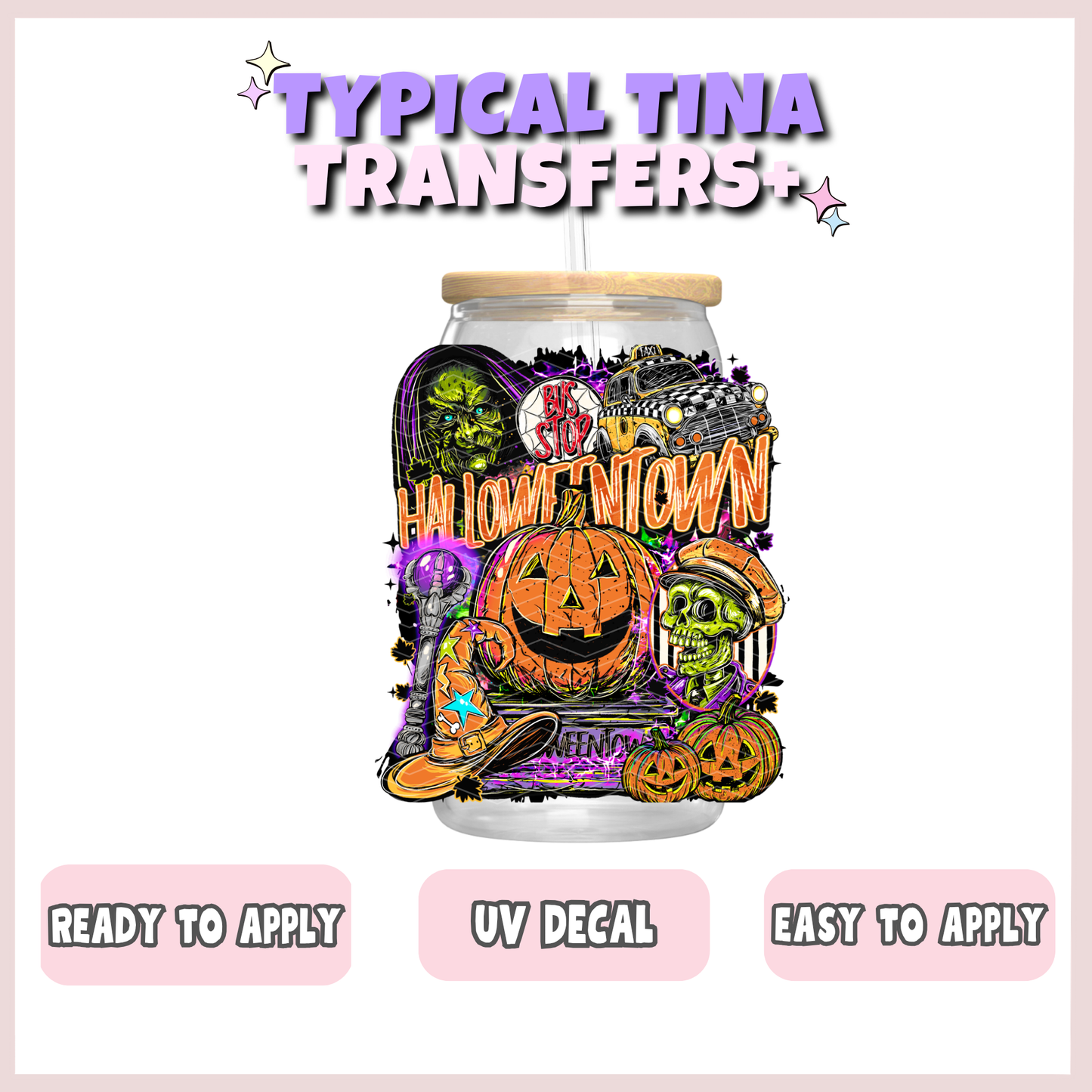 Hall- - town| UV decals | POD