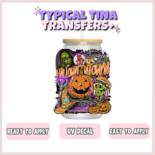 Hall- - town| UV decals | POD