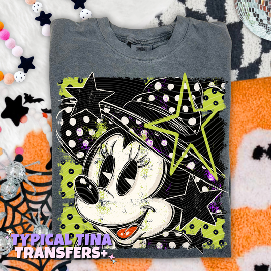 Witch M Mouse | DTF Transfers | POD