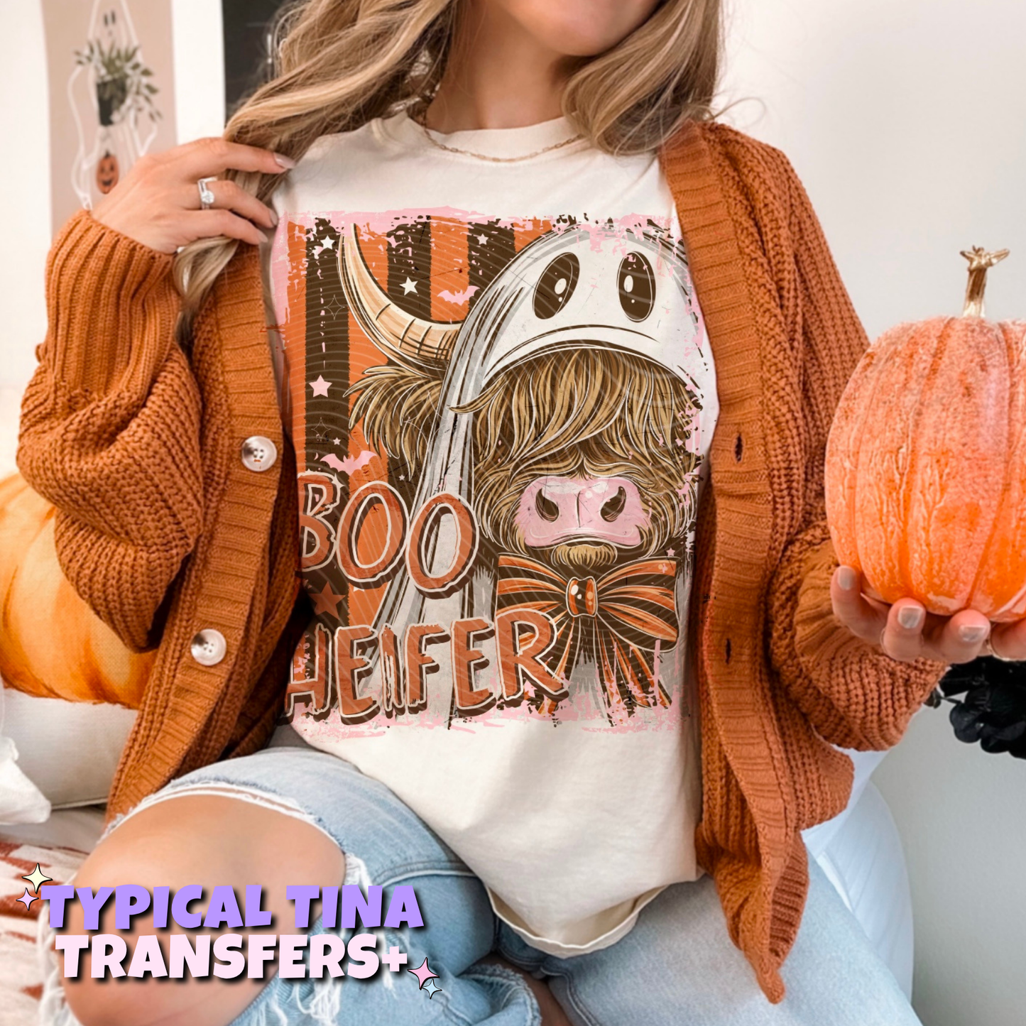 Boo Heifer ghost | DTF Transfers | POD