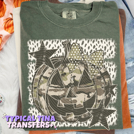Military pumpkin | DTF Transfers | POD