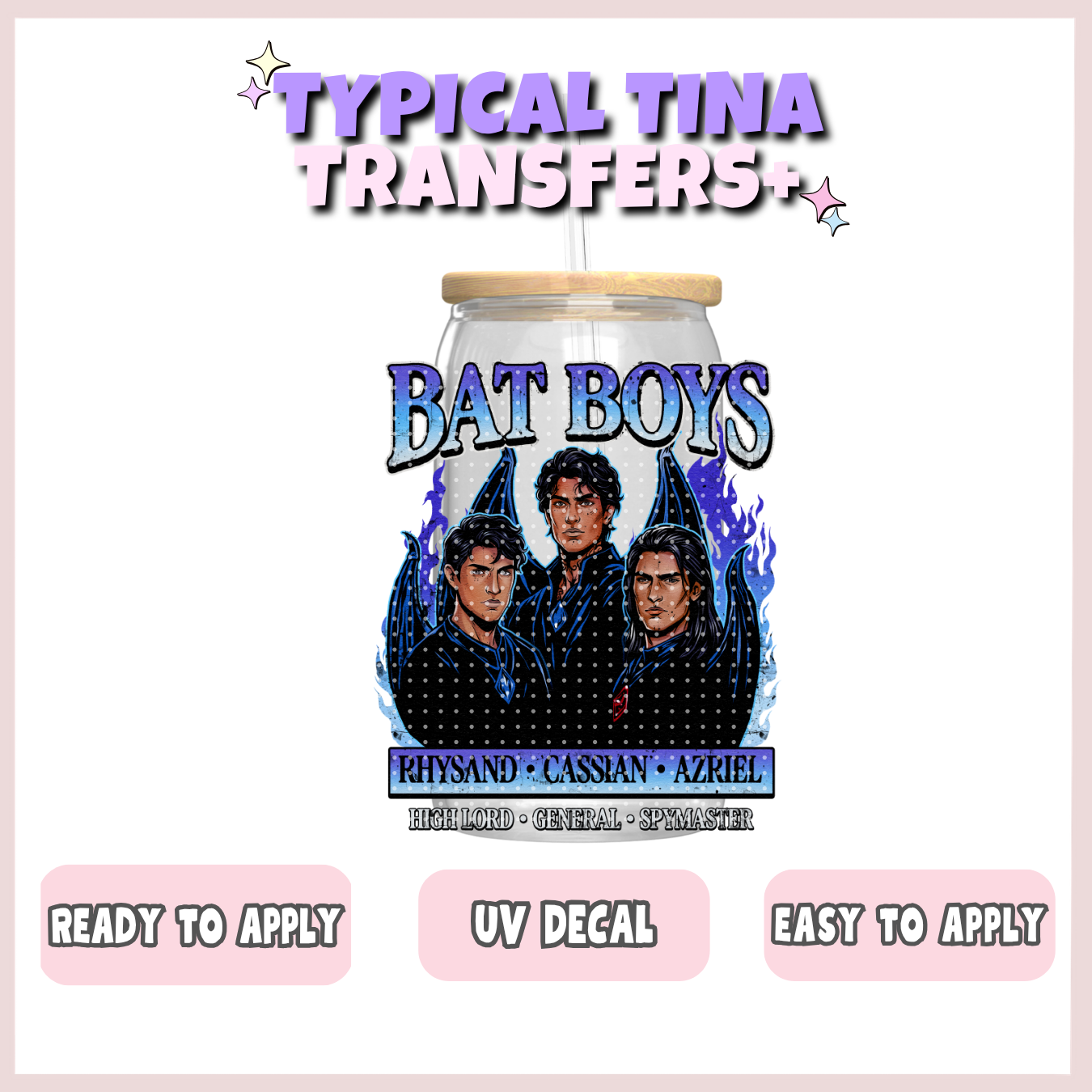bat boys | UV decals | POD