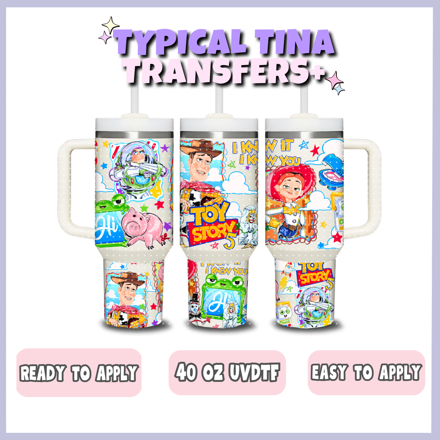 toys - hi 5 | 40oz UVDTF Wrap | POD