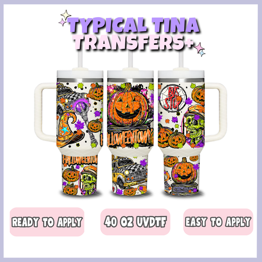 hallow - town  | 40oz UVDTF Wrap | POD