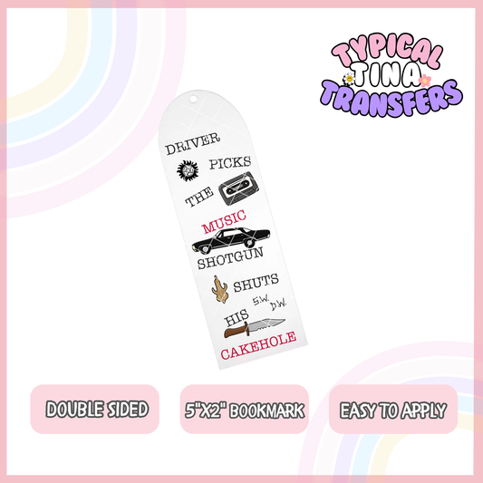 BM20 | UV Bookmark 5x2" | POD - set of 5