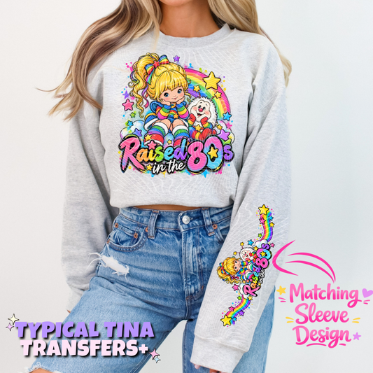 Raised in the 80's br!te | DTF Transfers | POD