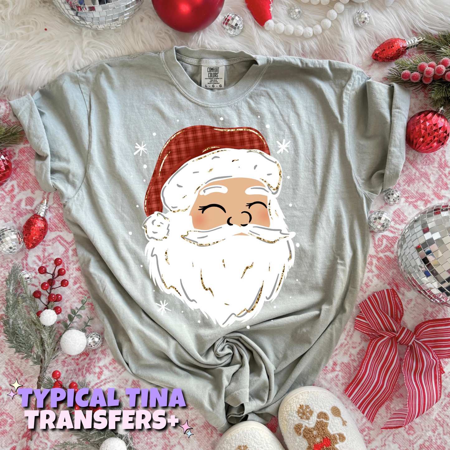 Jolly Santa | DTF Transfers | POD