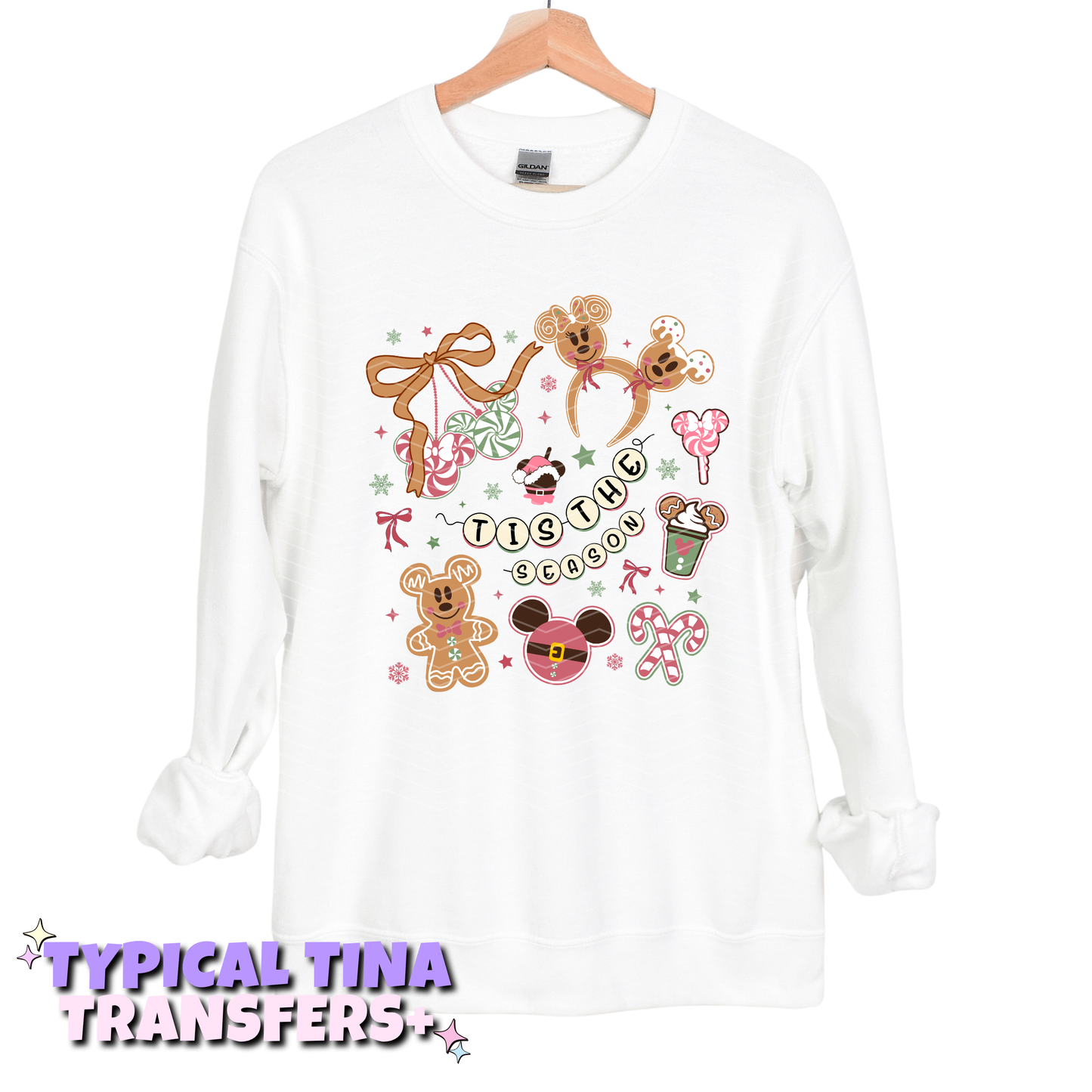 tis the season mouse gingerbreads| DTF Transfers | POD
