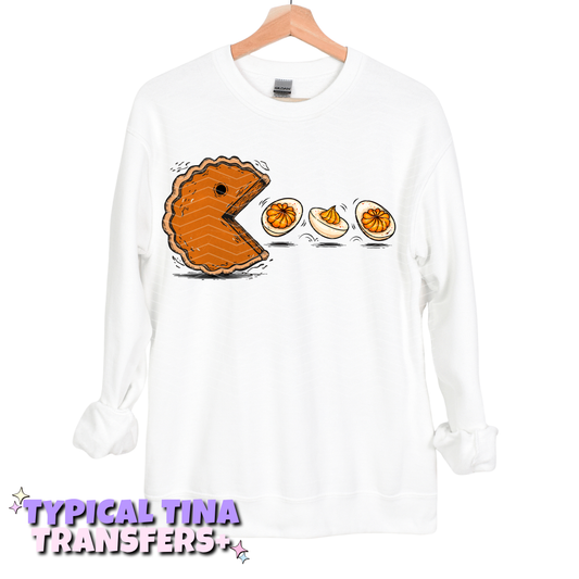 Pumpkin Pie eat deviled eggs | DTF Transfers | POD