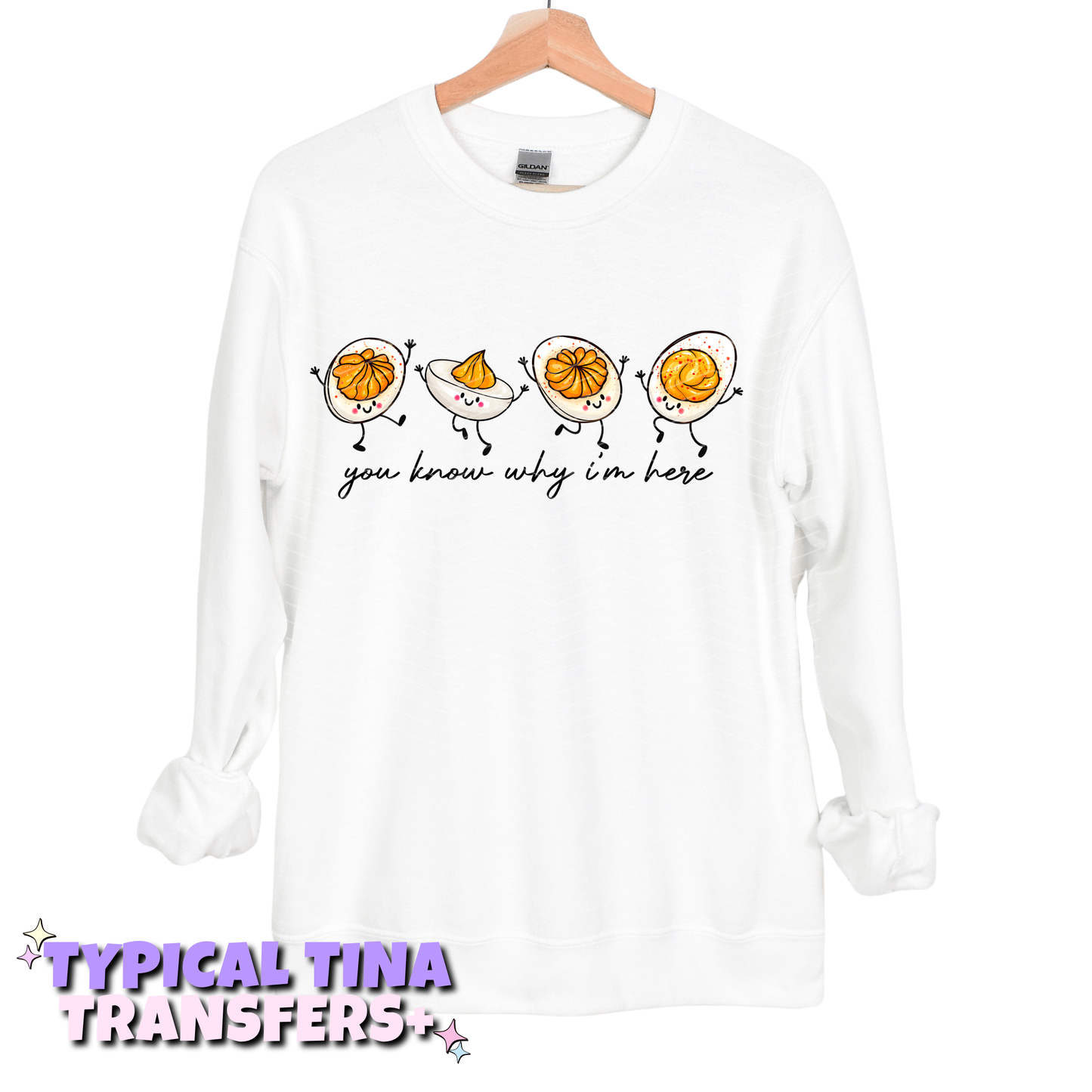 Just here for the deviled eggs | DTF Transfers | POD