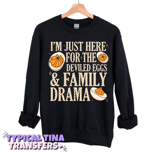 Deviled eggd and fam drama | DTF Transfers | POD