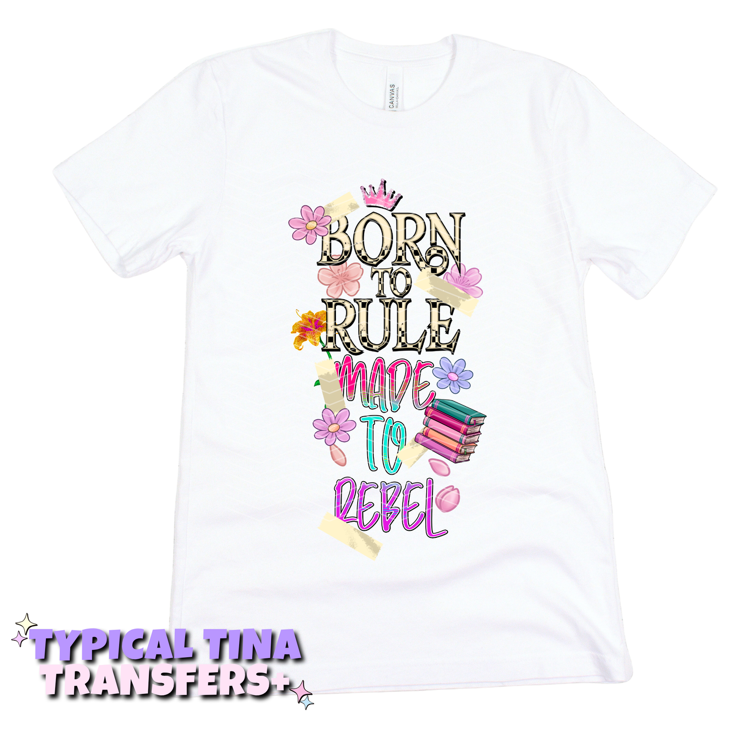 Princess Line Up (w/ shadowing) | DTF Transfers | POD