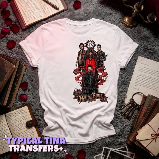 hello boys | DTF Transfers | POD