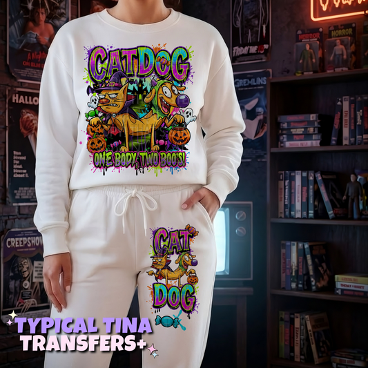 One body, two boos | DTF Transfers | POD