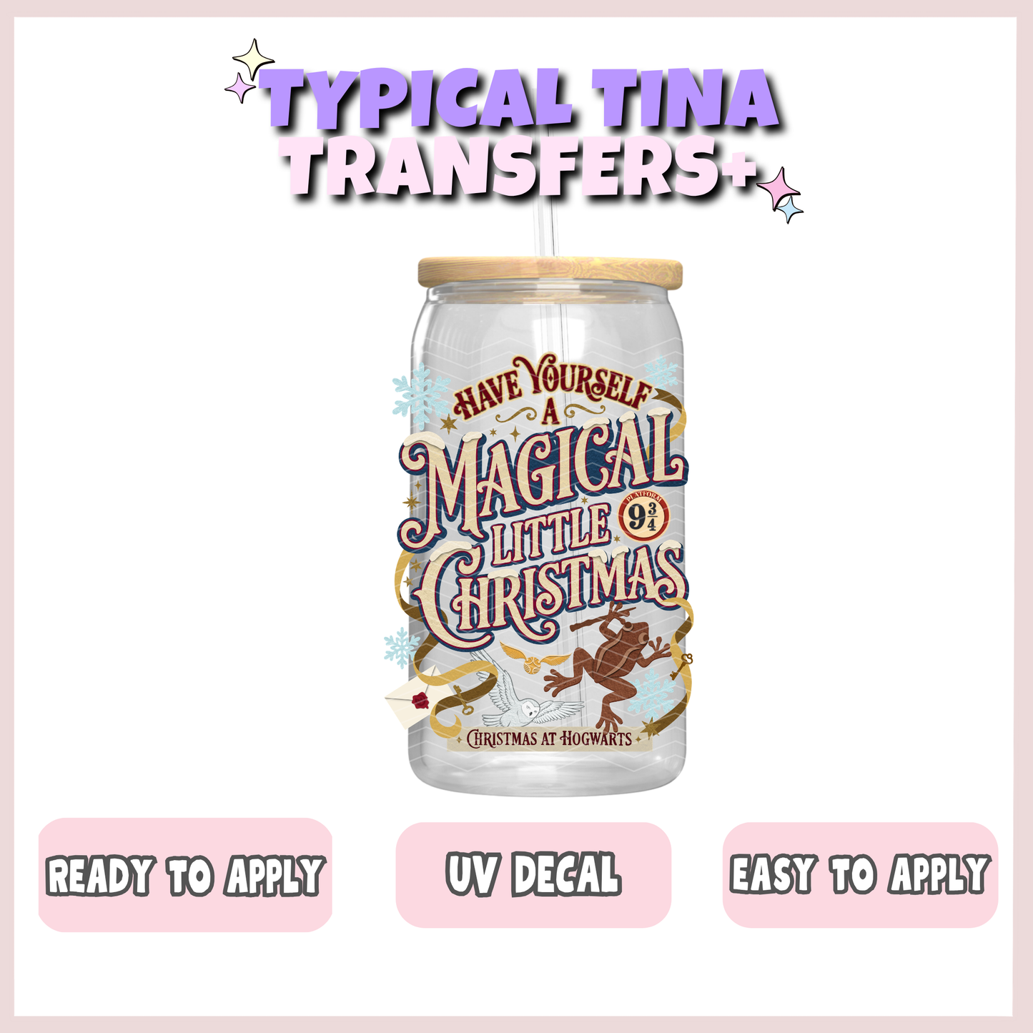 Wizard Christmas - magical little christmas | UV decals | POD