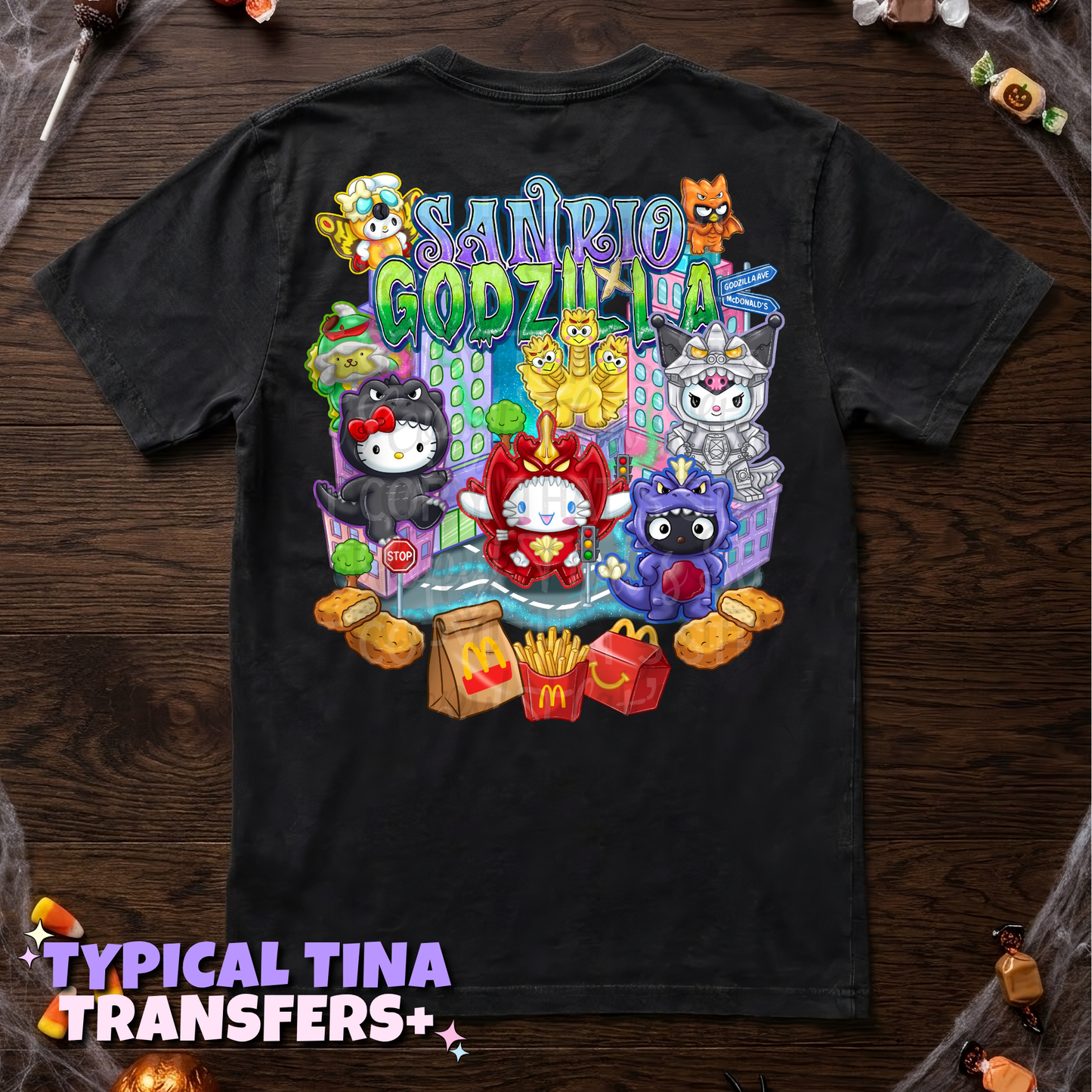 kitty gzil meals | DTF Transfers | POD