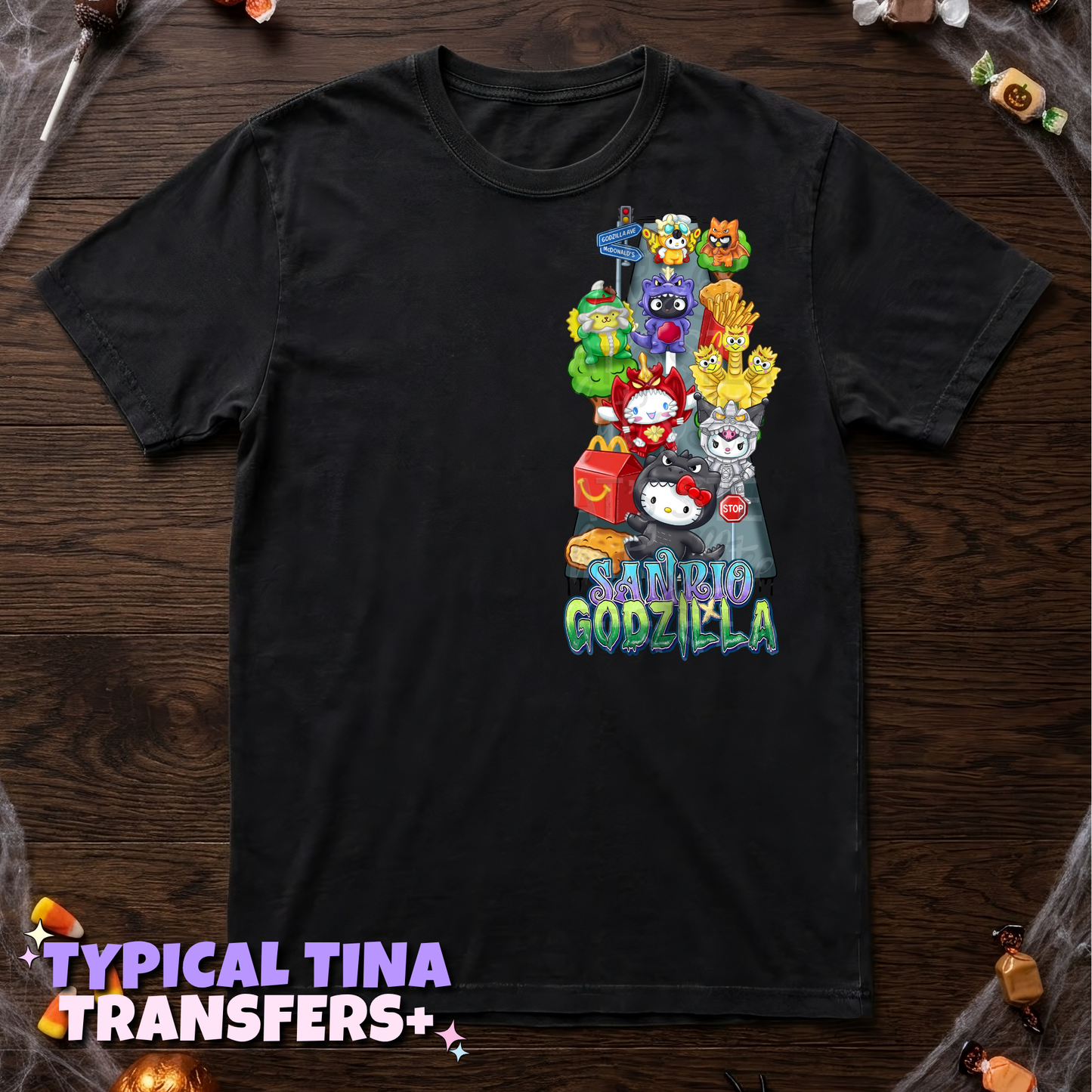 kitty gzil meals | DTF Transfers | POD