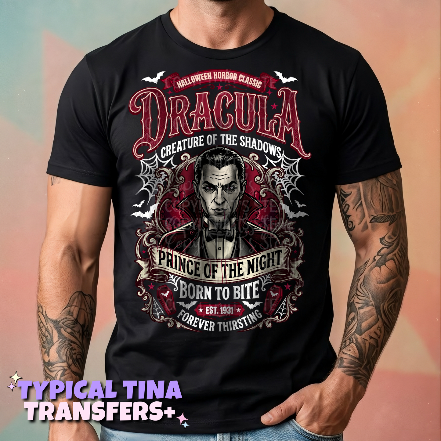 Vamp - creature of shadows | DTF Transfers | POD