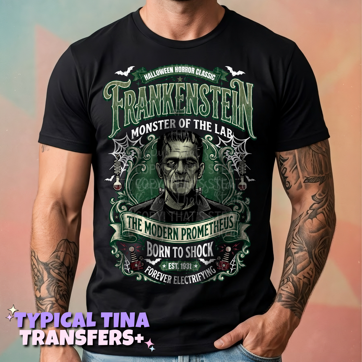 Frank born to shock | DTF Transfers | POD