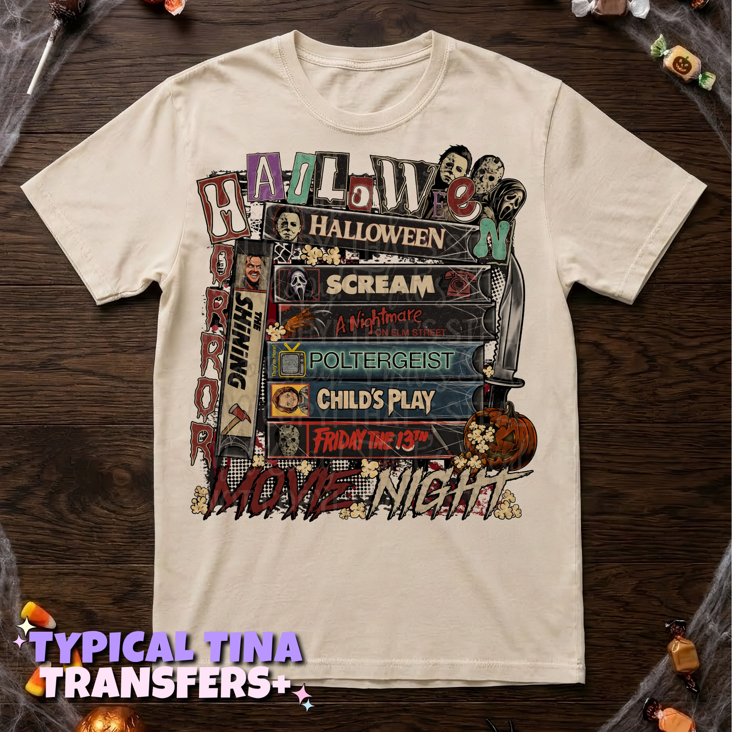 Halloween classic horror vids | DTF Transfers | POD