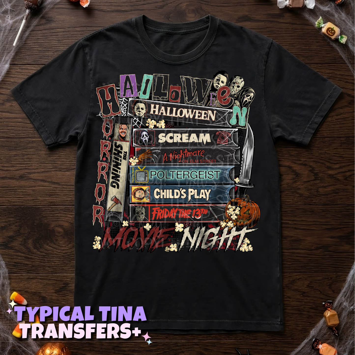 Halloween classic horror vids | DTF Transfers | POD