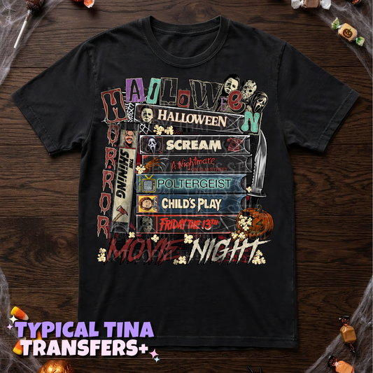 Halloween classic horror vids | DTF Transfers | POD